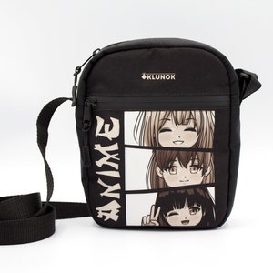 Bolsa transversal anime merch bolsa mensageiro