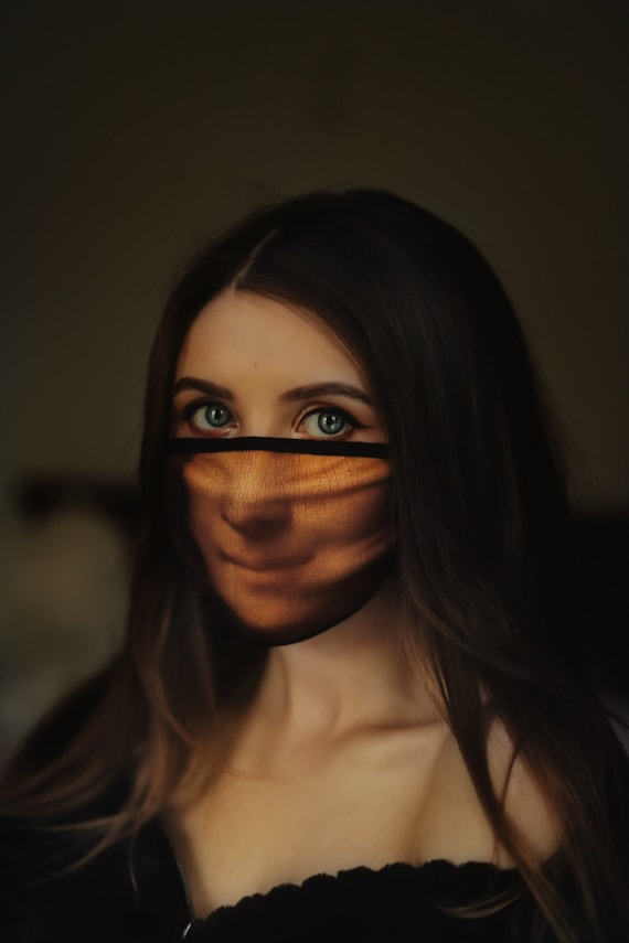 Mona Lisa Art Face Mask Leonardo Da Vinci Cool Mask Unique Etsy