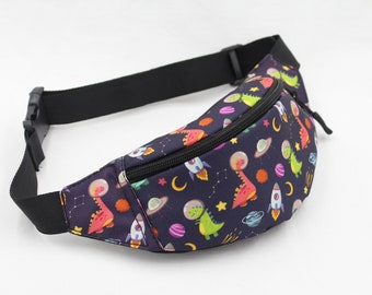 Small crossbody bag - Little space toddler fanny pack dino gift ideas for kids