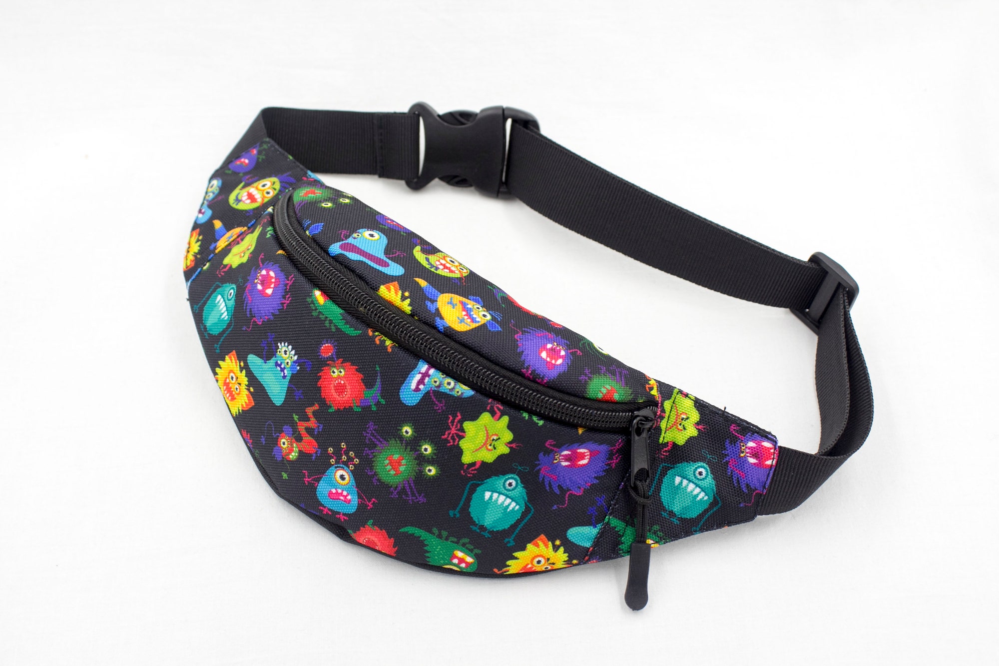 Discover Bacteria Monster Fanny Pack