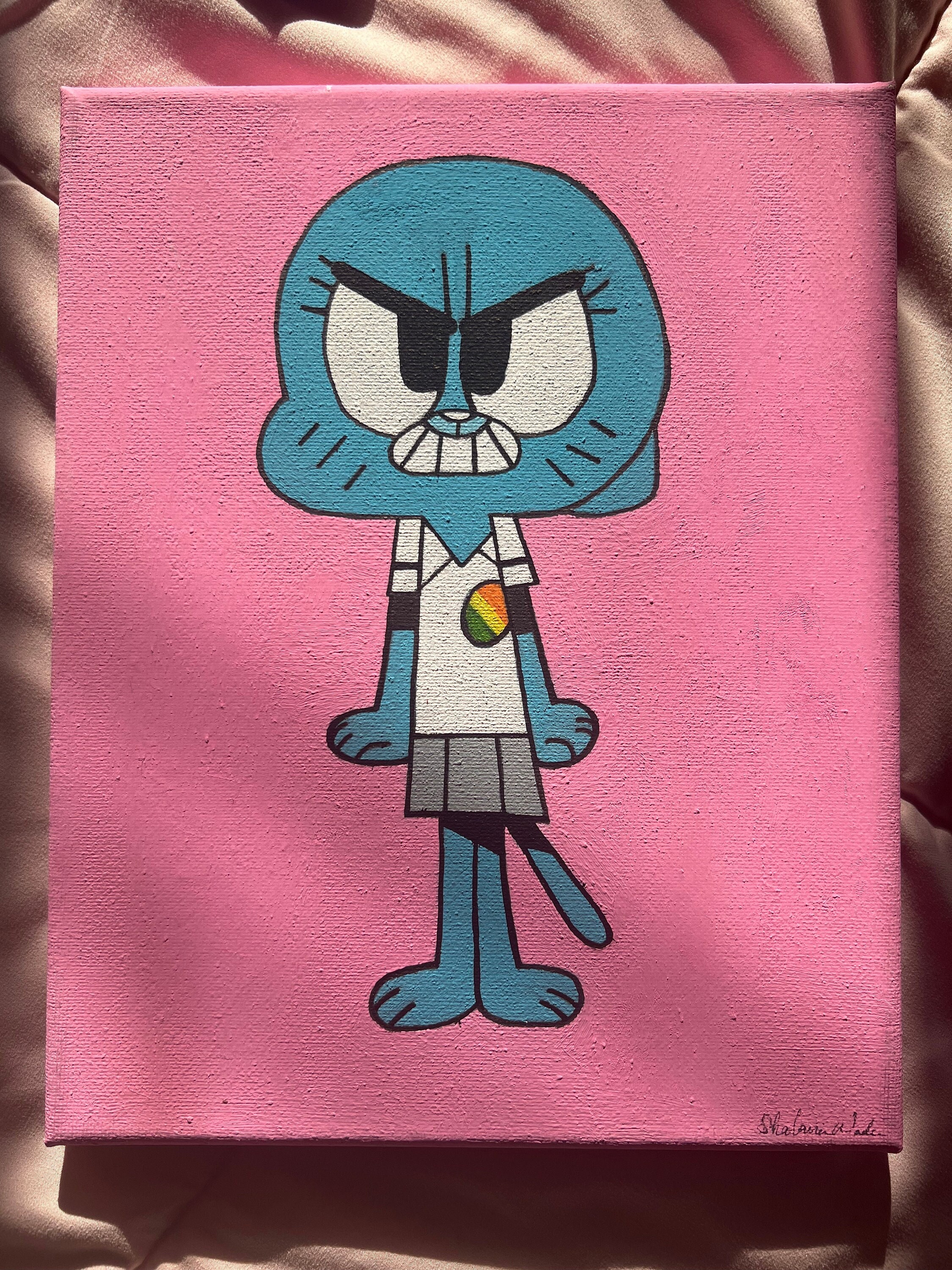 The Amazing World Of Gumball Nicole Watterson Canvas Painting Etsy the-amazing-world-of-gumball-nicole-watterson-canvas-painting-etsy