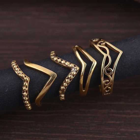 New Elegant Geometric V Shape Womens Rings Adjustable Finger Ring Jewelry  Friends Gift Party 2021 Trend Accessories G1125 From 6,36 € | DHgate