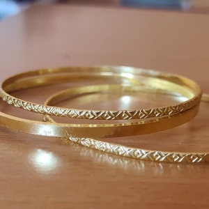 14 k Gold Filled Bangle ,Gold stacking bangles , Women Bangle ,gift for women, Set of 3 bangle