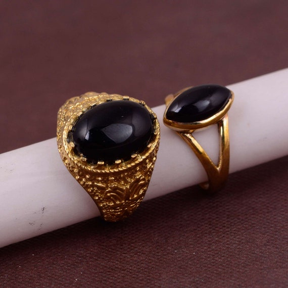 Mens Single Stone Engagement Ring In 14K Yellow Gold | Fascinating Diamonds