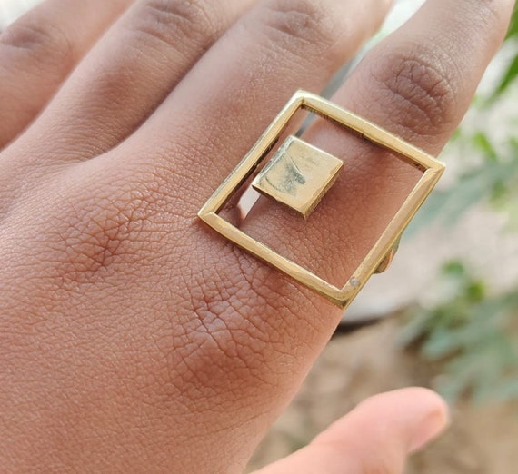 Square ring on sale