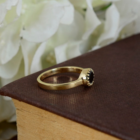 Gold obsidian ring clearance
