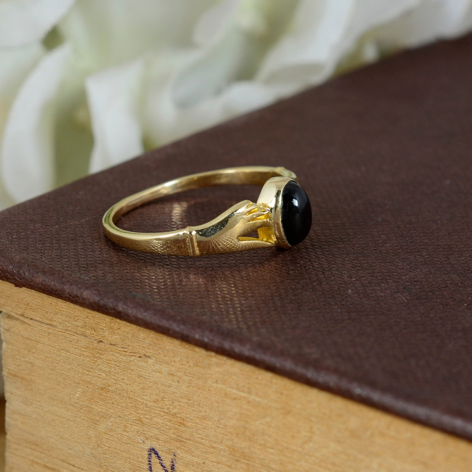 black obsidian stone ring black obsidian stone ring