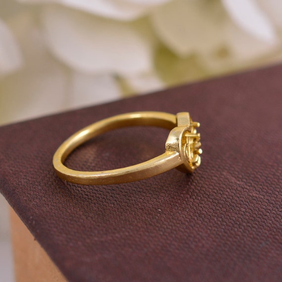 22K Gold 'Hanumanji' Ring For Baby - 235-GR8094 in 1.000 Grams