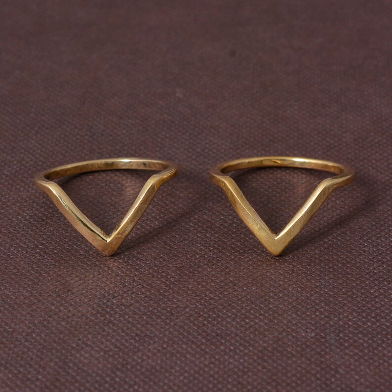 V Thumb Ring Thumb Ring Chevron Thumb Ring Thumb Rings Etsy