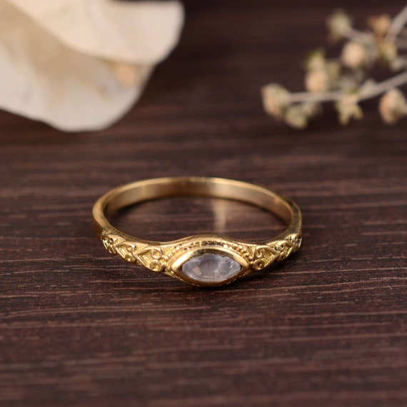 Moonstone Ring handmade Ring unique Ring vintage Ring boho Ring