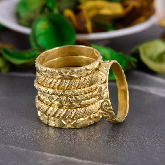 Etsy shop thin rings