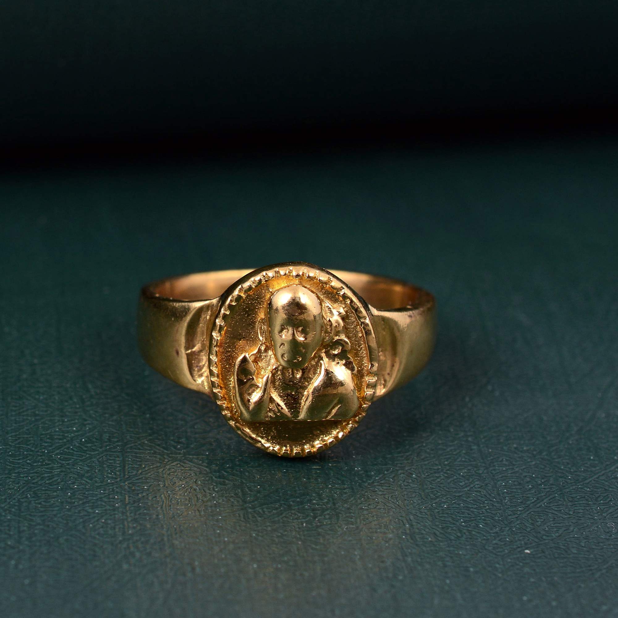 Nakshi worked ring | Gold earrings designs, Rings for men, Rings