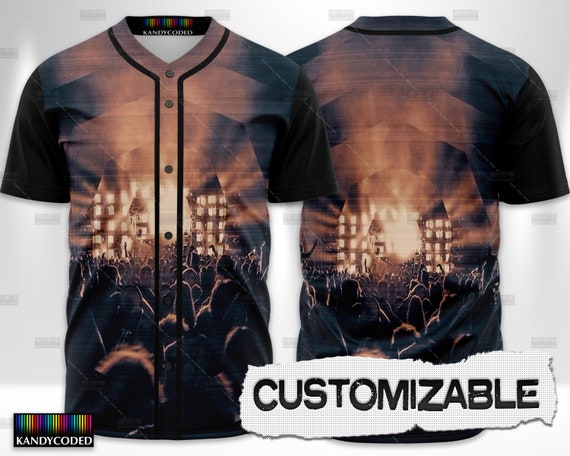 Rave Jersey Custom EDM Festival Baseball Jerseys Rave Shirt Etsy