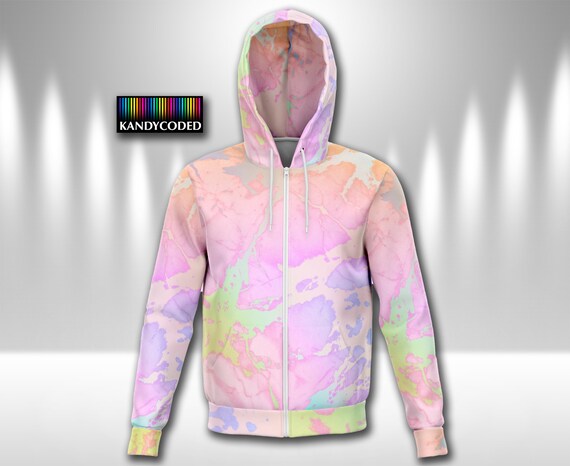 pink marble hoodie