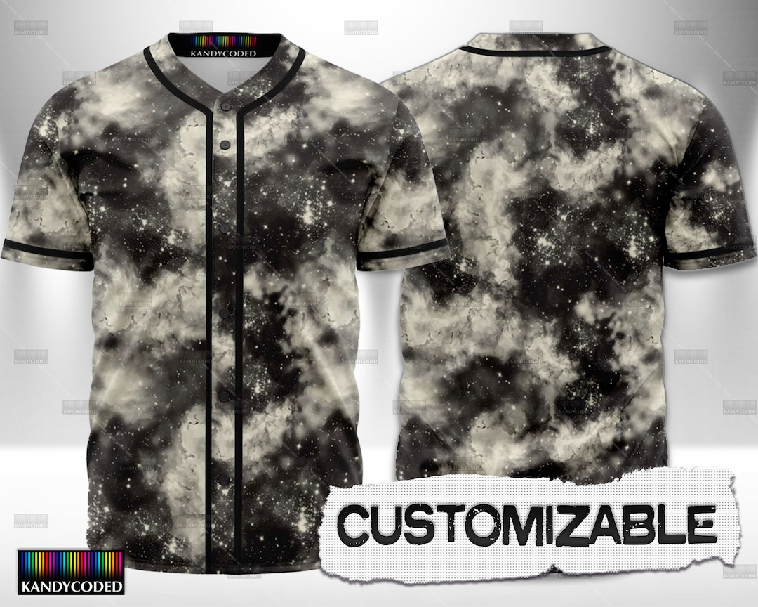 Rave Jersey Custom EDM Festival Baseball Jerseys Spot Tie Dye Shirt