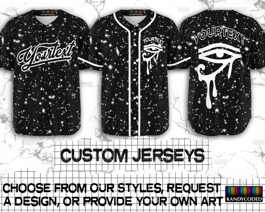 custom jersey black