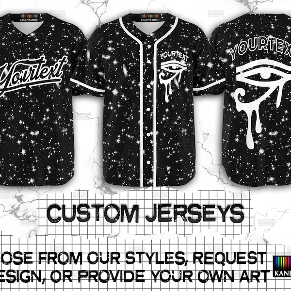 Custom Baseball Jerseys ~ Festival Rave EDM Jersey ~ Custom Rave Shirt