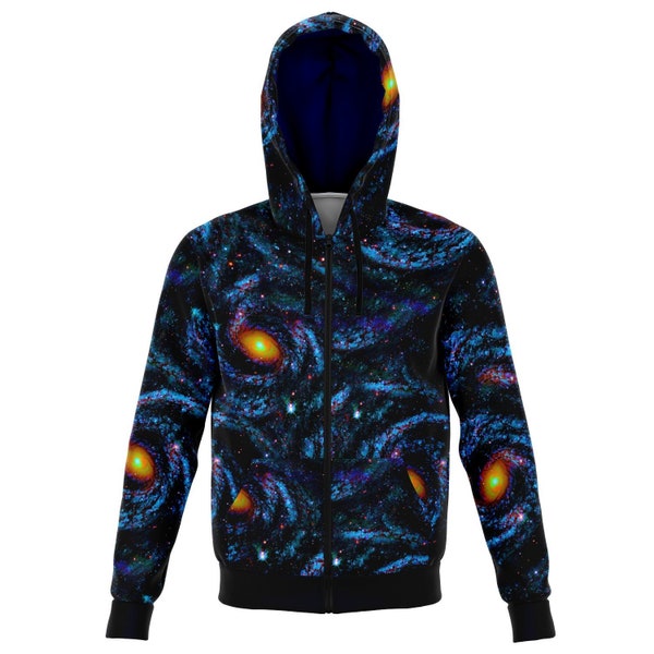 Red Cloud Galaxy Space Men's Hoodie