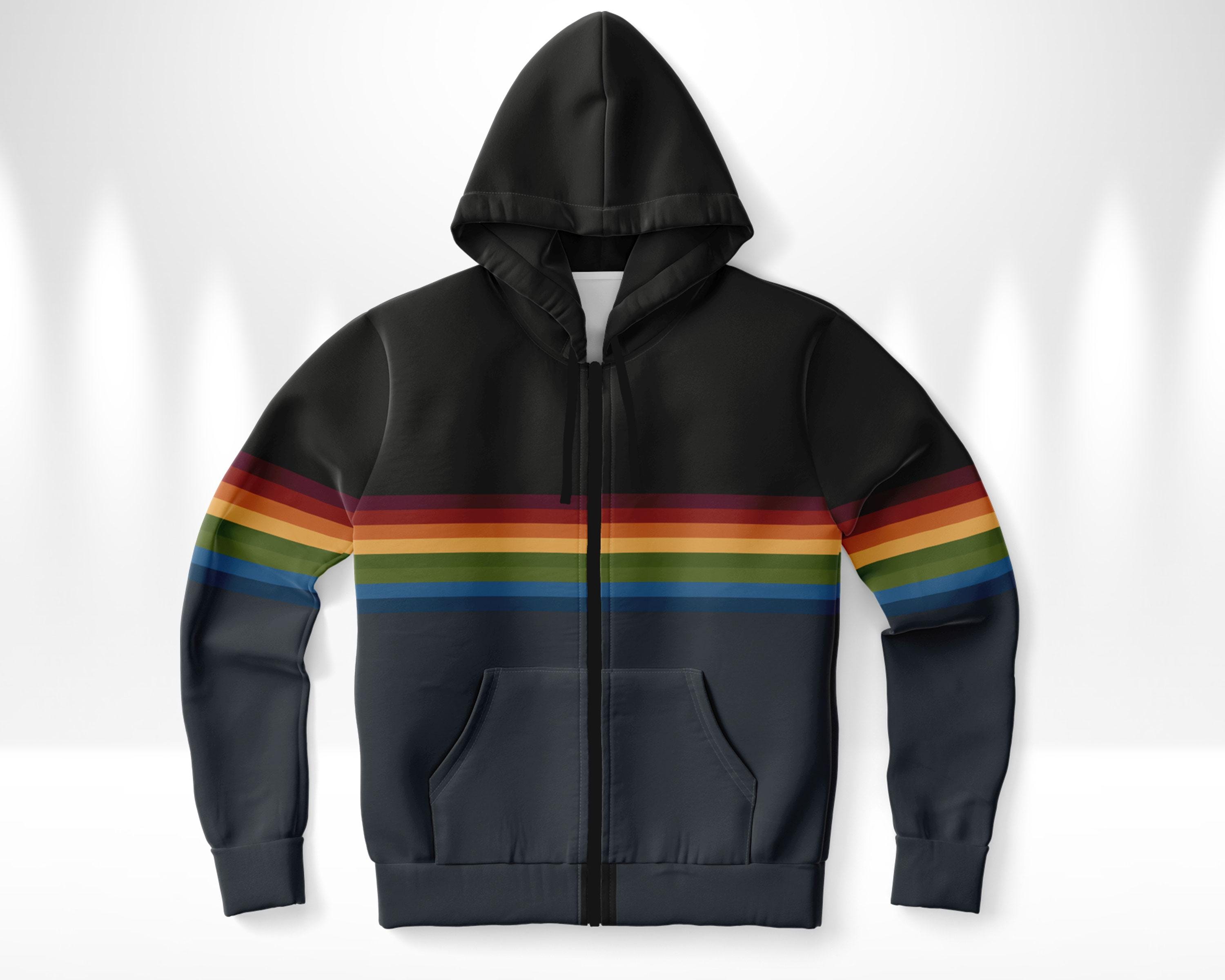 Rainbow cuff sweatshirt hotsell