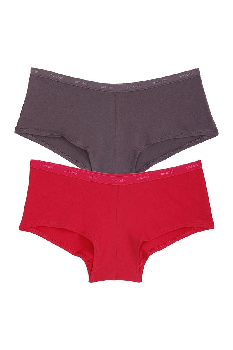 Boyshort Underwear Low Rise Solid Boyshorts Panty Solid Etsy