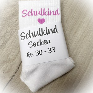 Schulkind Socken Schulkind Tennissocken Geschenk für die Einschulung2024 Schulkind2024 Geschenkidee Einschulung Einschulung Outfit Bild 8