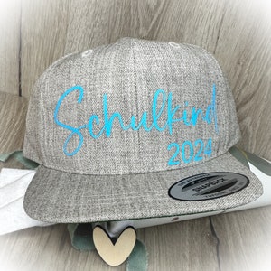 Cappy Schulkind Cap Basecap personalisiert mit Name für Schulkind2024 Geschenk zur Einschulung ideales Geschenk zum Schulstart 2024 image 8