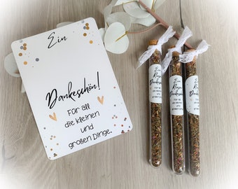 Dankeschön Tee Geschenk "Ein Riesen Dankeschön! Für all die kleinen und großen Dinge Erzieherin Hebamme Kollegen Geschenk Danke sagen