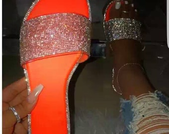 cheap diamond sandals