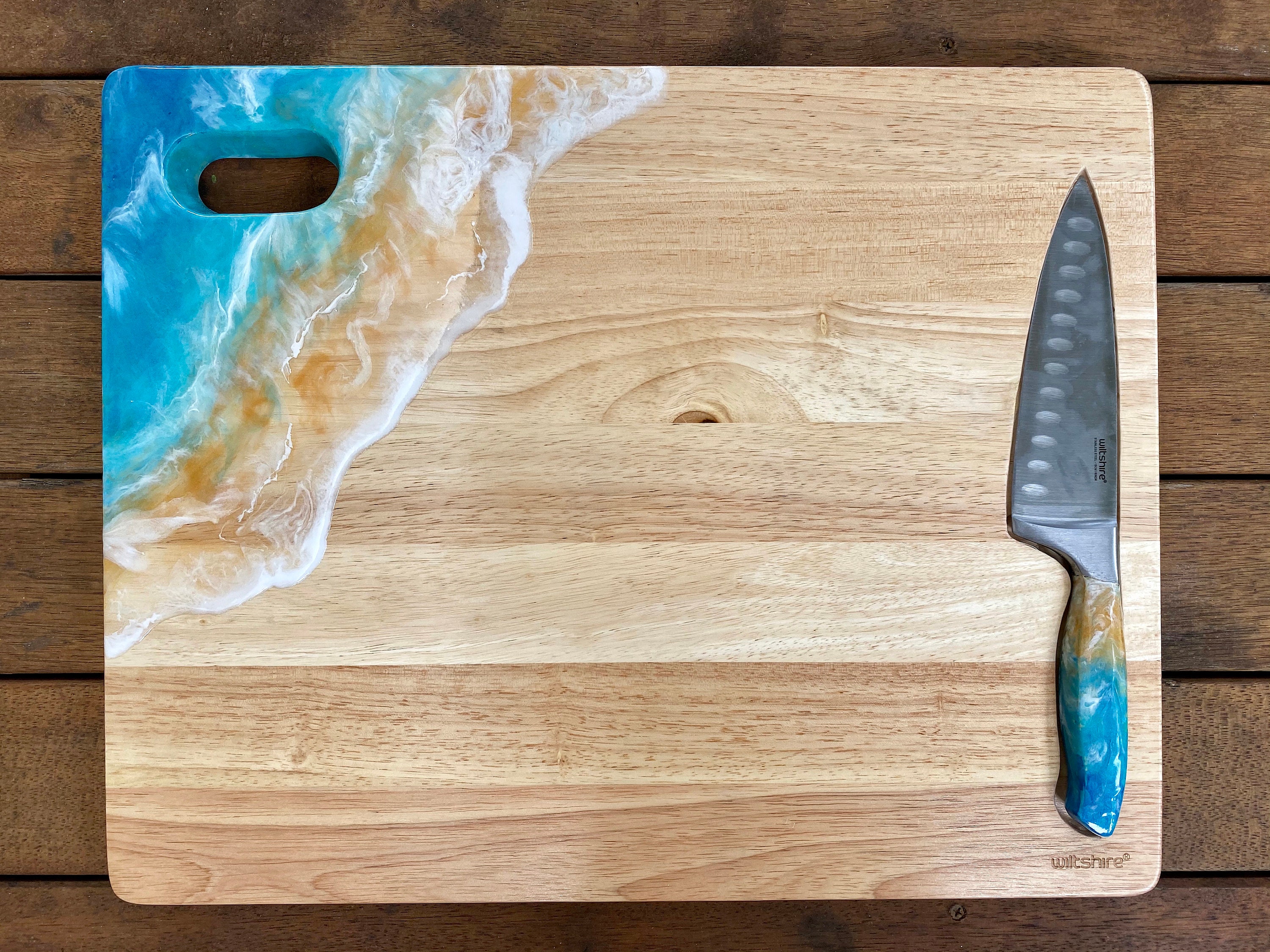 Chopping Board & Knife Etsy