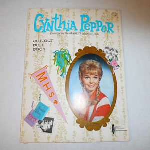 Vintage Cynthia Pepper Cut Out Doll Book - Margie Show 1963