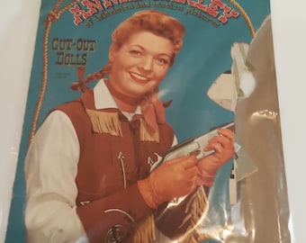 Vintage Annie Oakley Paper Doll Book cut out