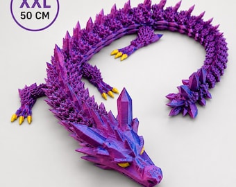 Gliederkristall Drache, XXL 50 cm