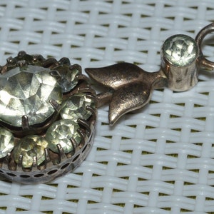 Vintage Art Deco style, silver 875, 1950s pendant, jewelry stone, pendant antique, cocktail pendant, pendant old silver, Exclusive jewelry