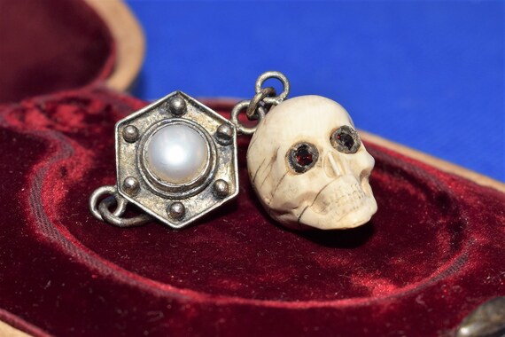 Stylo Vintage Rare The London Dungeon - Crâne Mobile Memento Mori - Objet De Collection D'Occasion