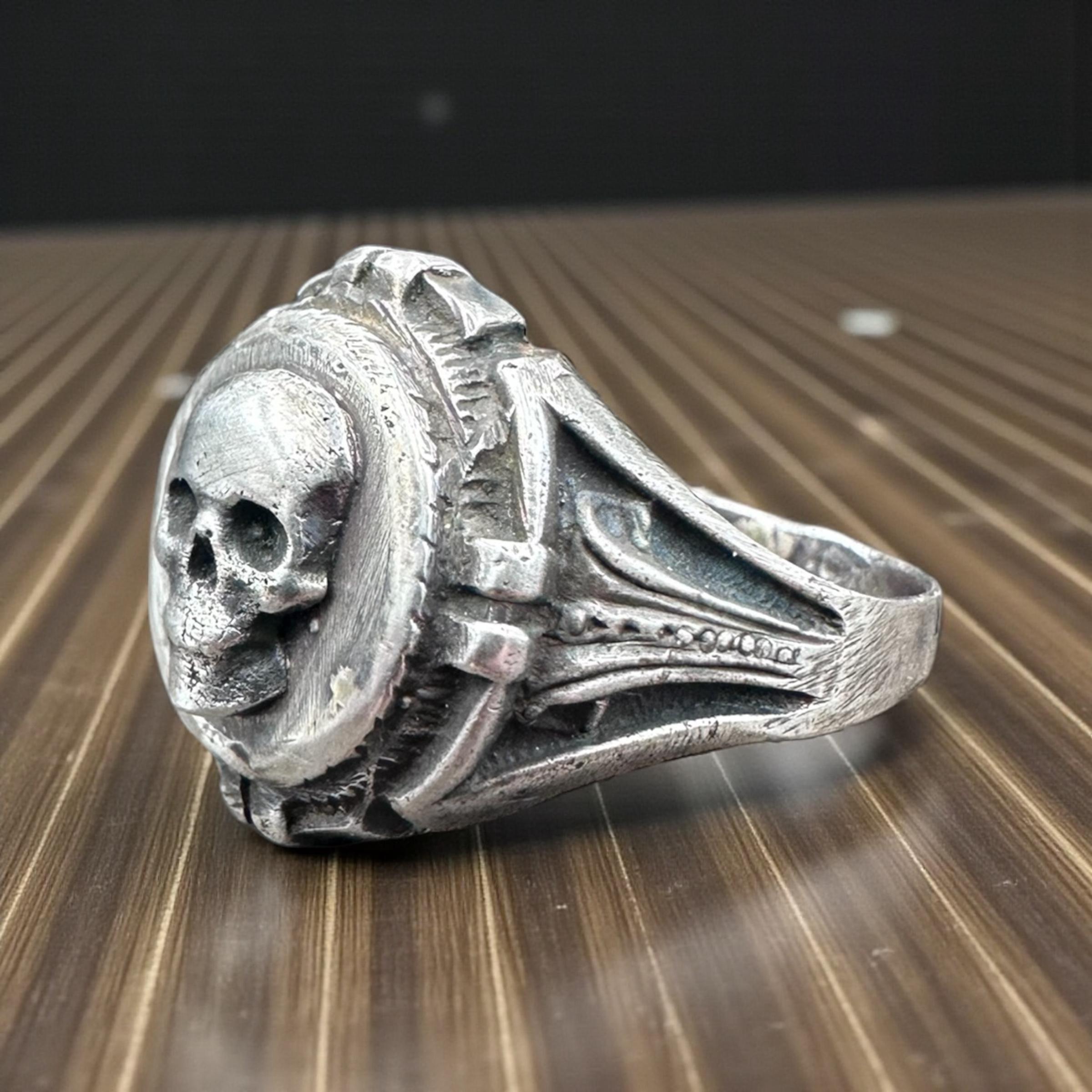 Tibetan Skull Ring - Etsy Canada