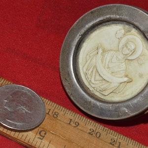 Icon, Orthodox icon, Antique icon, silver icon, Icon Victorian, Old Gift icon, religious icon, Christian Icon, gothic icon, Mother icon