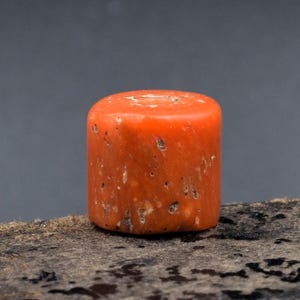 Natural Mediterranean coral bead, Antique red coral bead, Antique Natural Japanese Momo Coral Gemstone, untreated coral beads, Red Coral