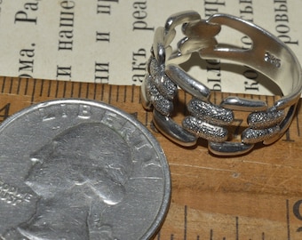 Vintage Sterling Silver 925 Ring: Unisex Gift, Size 8.5