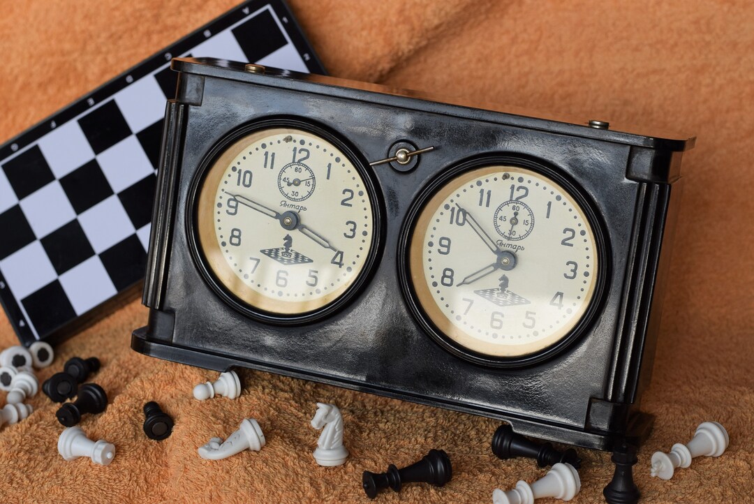 Bakelite Chess Clock, Big Tournament Chess Clock, Rare Chess Clock