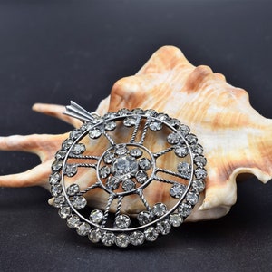 Vintage Art Deco style, Ukraine silver 875, 1970s pendant, jewelry vintage, pendant antique, cocktail pendant, pendant big silver, amulet