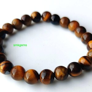 Natural Tiger Eye beaded bracelet for gifting