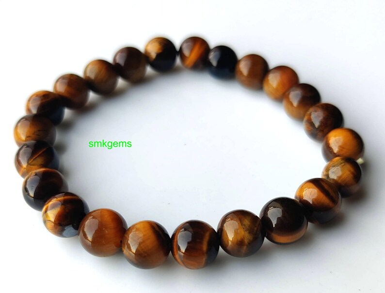 Natural Tiger Eye beaded bracelet for gifting