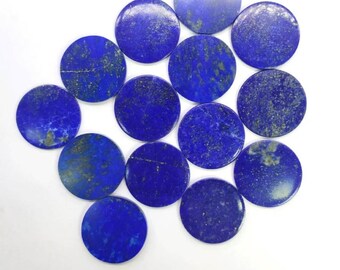 Naturel 12/14mm coin bleu lapis lazuli perles collier 36/54' "AAA Naturel 12/14mm coin bleu lapis lazuli perles collier 36/54' "AAA