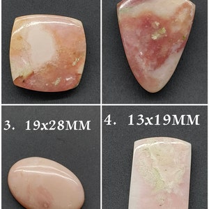 AAA Pink Opal Cabochon: Mix Size Gemstone for Jewelry Making