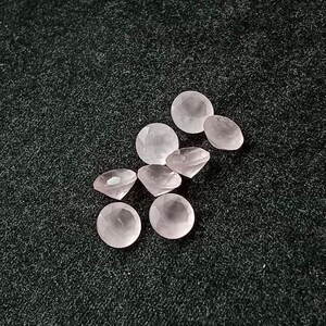 Natural Rose Quartz Faceted Round Calibrated Loose Gemstone 3MM,4MM,5MM,6MM,7MM,8MM,9MM,10MM