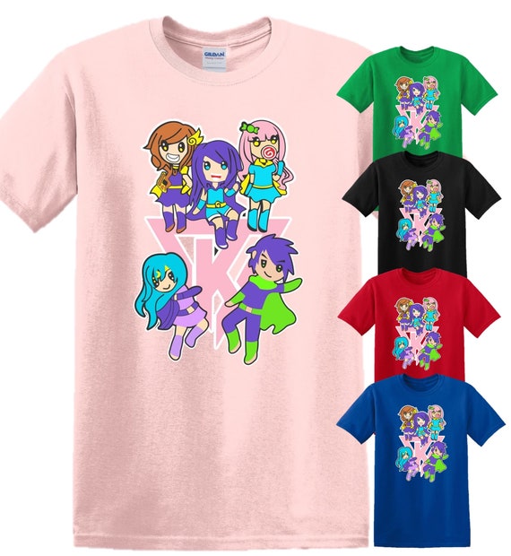 Its Funneh T Shirt Gaming Youtuber Gift Kids Girls Itsfunneh Etsy - funneh shirt itsfunneh official roblox