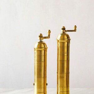 atlas brass salt and pepper mill
