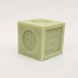 Savon De Marseille 300g LARGE cube, Marseille Soap, French Marseille Soap, Authentic Marseille Soap, Marseille Verbana Soap Scented Soap