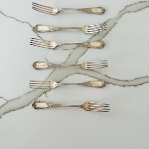 Vintage French Silverware Spoon & Forks