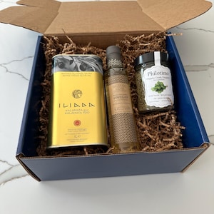 Foodie Gourmet Gift Box, Mediterranean Gourmet Gift Box, Olive Oil Gourmet Gift Box, Hostess Gift Box, Greek Goddess Gift Box